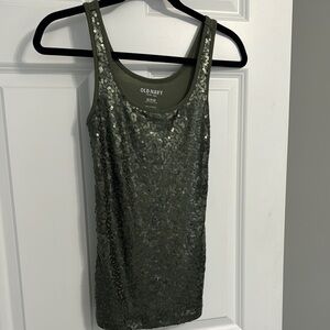 Old Navy 2 Set Sequin Fitted Tank Top
